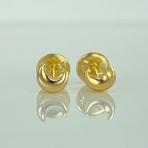 Topos Luna Oro amarillo 18k 0,47 Gr / 4,1 mm  *