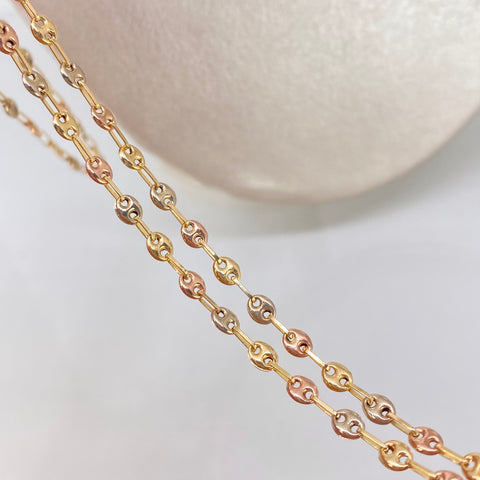 Cadena GC Tres oros 18k 5,96 Gr / 3,3 mm / 60 Cm