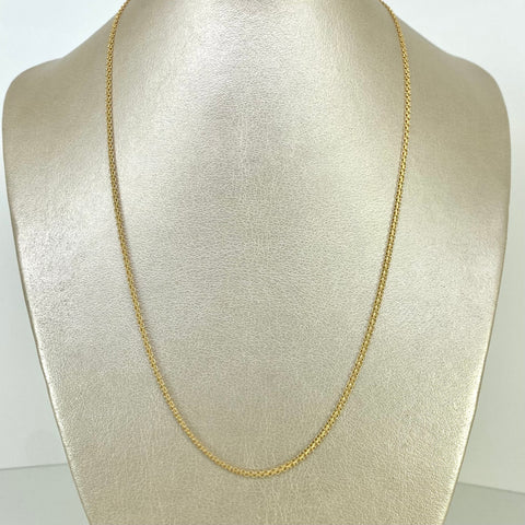 Cadena ● China Oro amarillo 18k 4,78 Gr / 2,2 mm / 50 Cm *