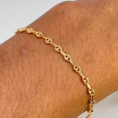 Pulso GC Diamantado Oro amarillo 2,32 Gr / 3,3 mm / 20 Cm *