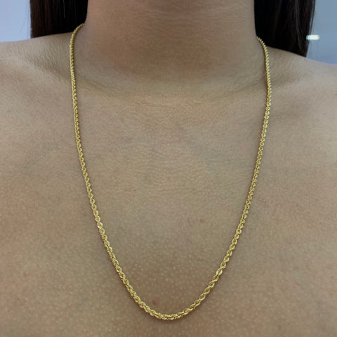 Cadena Italy Lazo Oro amarillo 18k +1 / 3,43 Gr / 2,2 mm / 60 Cm