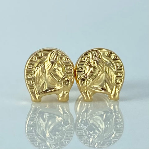 Topos Herradura Caballo Oro amarillo 0,65 Gr / 7 mm †
