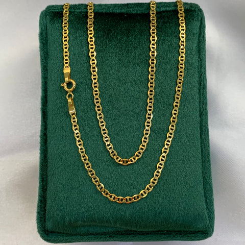 Cadena Italy GC Plana Oro amarillo 18k 2,83 Gr / 2,5 mm / 50 Cm