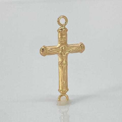 Herraje Cruz Cristo Oro amarillo 18k 0,72 Gr / 2,6 Cm