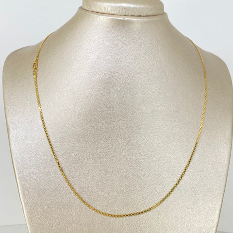 Cadena ● China Oro amarillo 18k 3,71 Gr / 1,8 mm / 50 Cm
