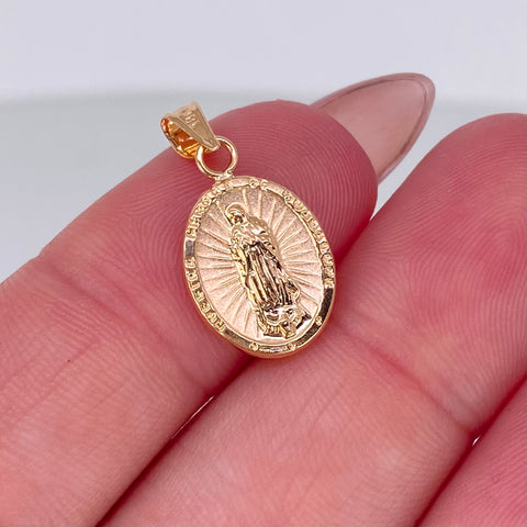 Dije Virgen Guadalupe Oro amarillo 0,62 Gr / 2,1 Cm