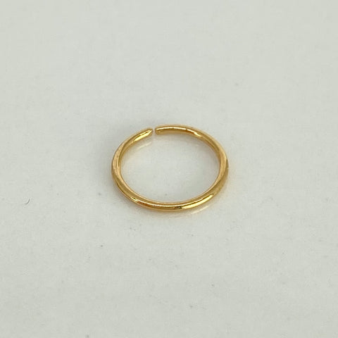 Piercing Aro / Oro Amarillo 18k (Joya) / 0,2gr / 1cm / (Labio)
