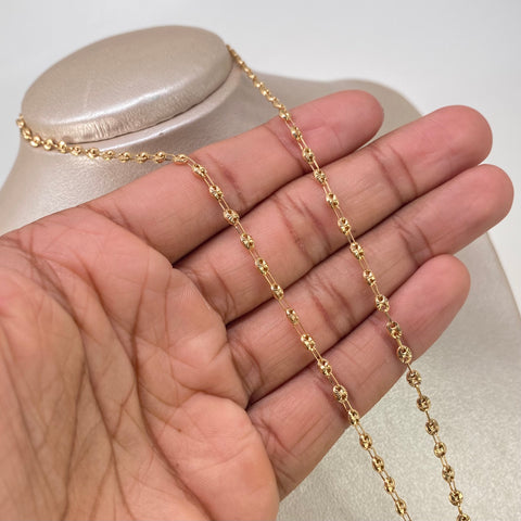 Cadena GC Diamantada Oro amarillo 5,60 Gr / 3,3 mm / 50 Cm*