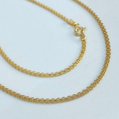 Cadena ● China Oro amarillo 18k 3,59 Gr / 2 mm / 50 Cm †