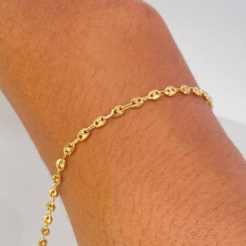 Pulso GC Diamantado Oro amarillo 2,25 Gr / 3,3 mm / 18,7 Cm