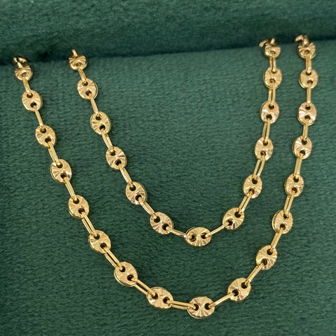 Cadena GC Diamantada Oro amarillo 18k 7,25 Gr / 3,3 mm / 50 Cm †