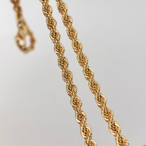Cadena ● Lazo Oro amarillo 18k +1 / 5,1 Gr / 2,7 mm / 50 Cm †