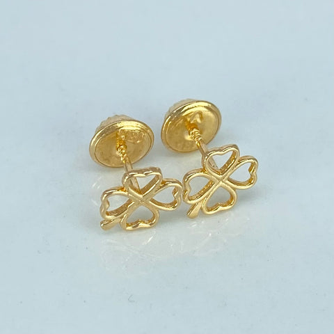 Topos Trebol Oro amarillo 0,67 Gr / 6,3 mm †