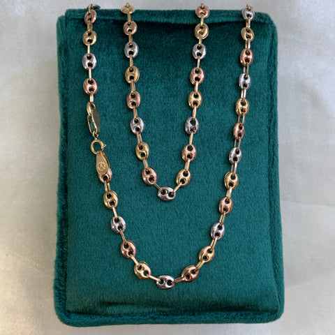 Cadena GC Tres oros 18k 7,32 Gr / 4 mm / 46,5 Cm *