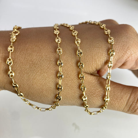 Cadena GC Oro amarillo 18k 5,87 Gr / 3,2 mm / 60 Cm *