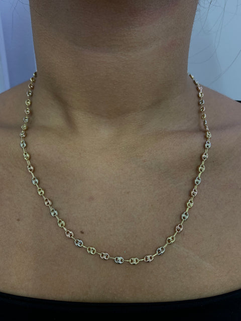 Cadena GC Tres oros 18k 6,30 Gr / 4 mm / 50 Cm