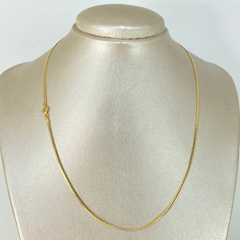 Cadena ● Serpiente Oro amarillo 18k +3 / 2,85 Gr / 2 mm / 50 Cm *