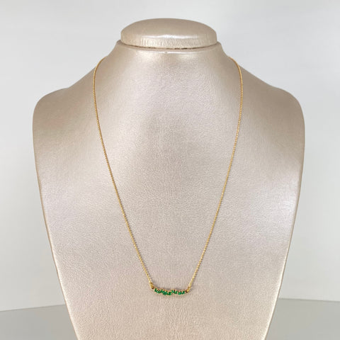 Set Cadena ● Mini Militar + Dije Diamantes Constelacion Oro amarillo 18k 2,2 Gr / 1 mm / 50 Cm †