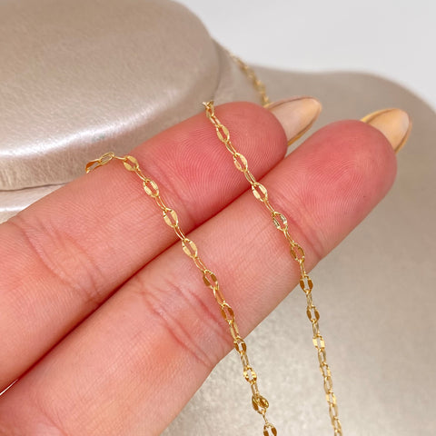 Cadena ● GC Italy Oro amarillo 18k +1 / 1,05 Gr / 2 mm / 45 Cm †