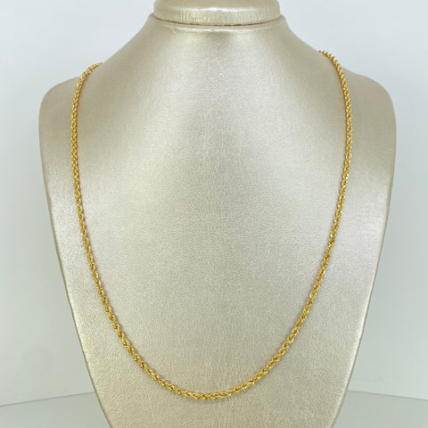 Cadena ● Lazo Oro amarillo 18k +1 / 6,1 Gr / 2,7 mm / 60 Cm