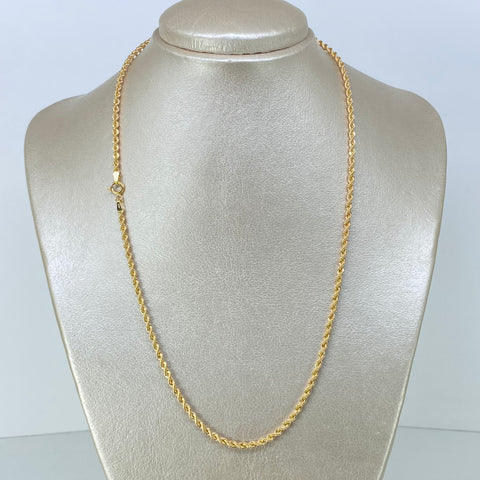 Cadena ● Lazo Oro amarillo 18k +1 / 4,82 Gr / 2,7 mm / 50 Cm *