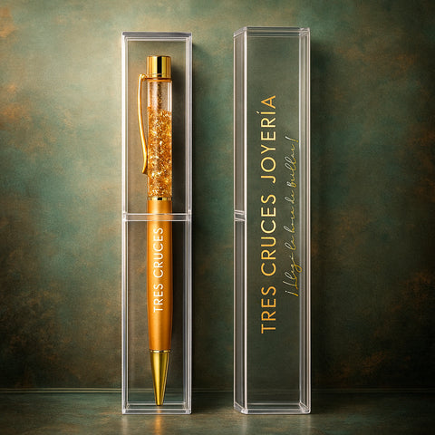 Lapicero Gold Efecto 18k*