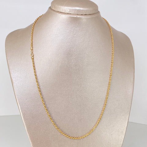 Cadena ● Lazo Oro amarillo 18k +1 / 2,16 Gr / 2 mm / 50 Cm