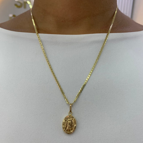 Cadena Italy GC Plana Oro amarillo 18k 3,61 Gr / 2 mm / 50 Cm *