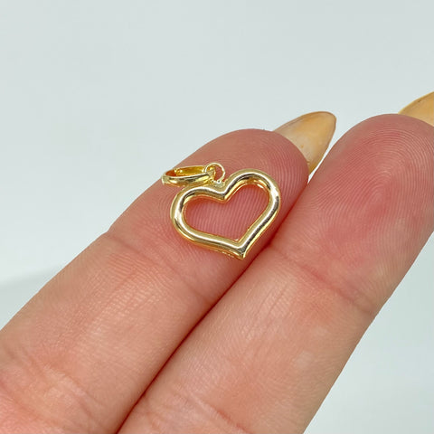 Dije Corazon Silueta Oro amarillo 0,45 Gr / 1,6 Cm †