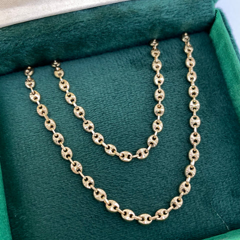 Cadena GC Diamantada Oro amarillo 18k 7,08 Gr / 3 mm / 45 Cm *