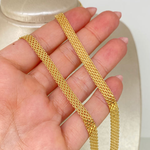 Cadena ● China Oro amarillo 18k 9,35 Gr / 5,6 mm / 60 Cm