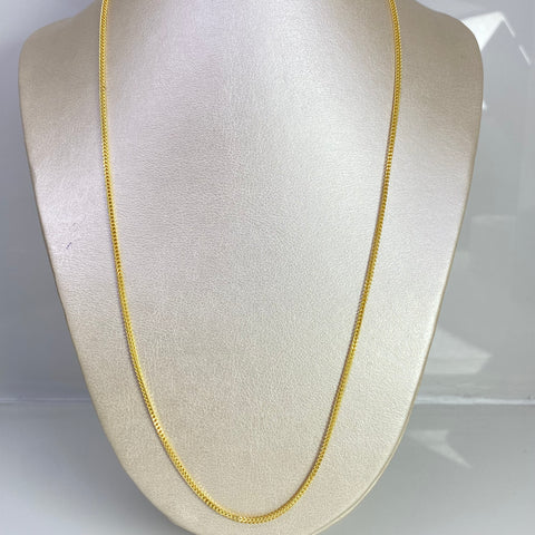 Cadena Italy Franco Oro amarillo 18k +2 / 6,21 Gr / 1,5 mm / 60 Cm