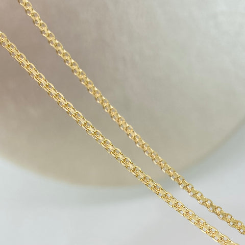 Cadena ● China Oro amarillo 18k 2,65 Gr / 1,4 mm / 50 Cm *