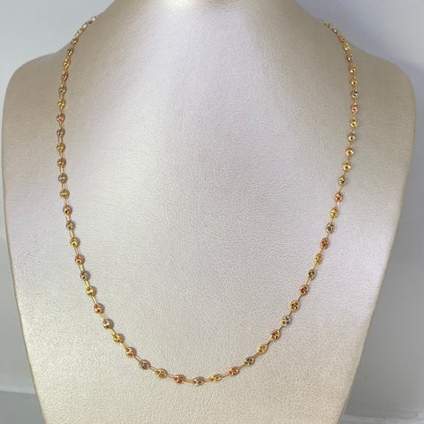 Cadena GC Tres oros 18k 4,73 Gr / 3,1 mm / 52 Cm *