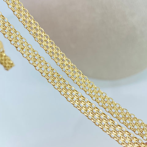 Cadena China Oro amarillo 18k 5,86 Gr / 5,3 mm / 45 Cm †