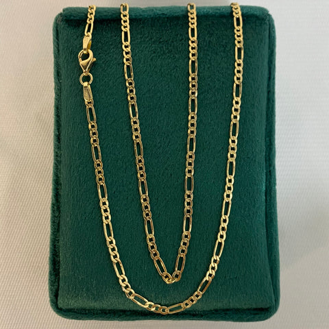 Cadena Italy 3x1 Oro amarillo 18k 3,36 Gr / 2,4 mm / 60 Cm