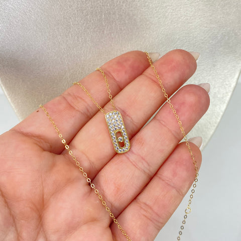 Cadena ● Aro Seguido  Oro amarillo 18k +3 / 1,45 Gr / 1 mm / 42 Cm