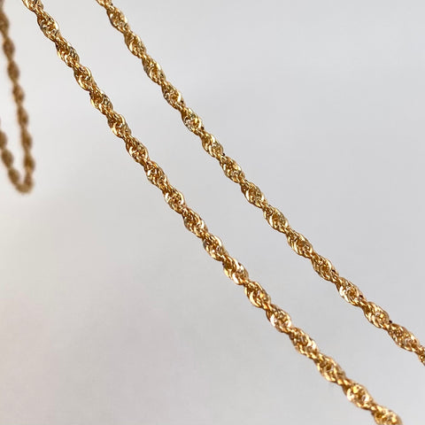 Cadena ● Lazo Oro amarillo 18k +1 / 1,53 Gr / 1,7 mm / 50 Cm *