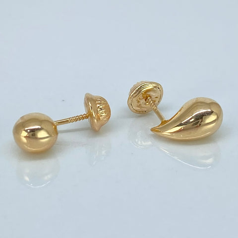 Topos Lagrima Oro amarillo 0,95 Gr / 5,5 mm