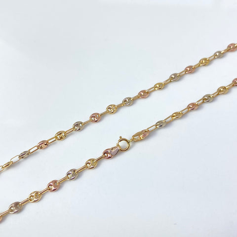 Cadena GC Tres oros 18k 5,10 Gr / 3 mm / 50,5 Cm †