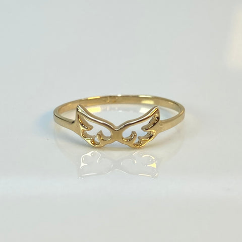Anillo Alas Oro amarillo 18k / Talla 6 / 0,93 Gr *