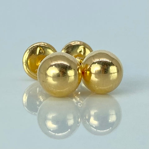 Topos Bolas Lisas Oro amarillo 0,65 Gr / 6 mm †