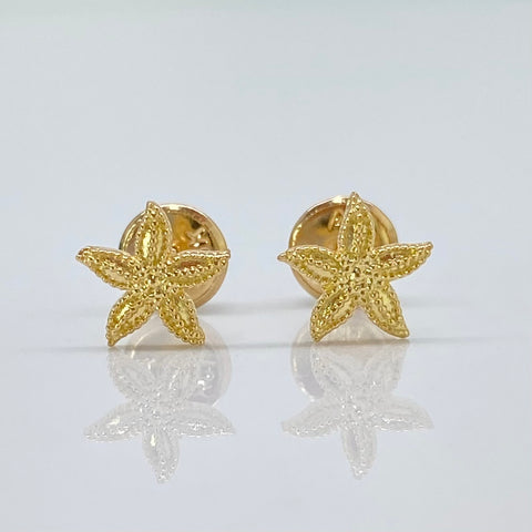 Topos Estrella De Mar Oro amarillo 18k 0,78 Gr / 6,6 mm