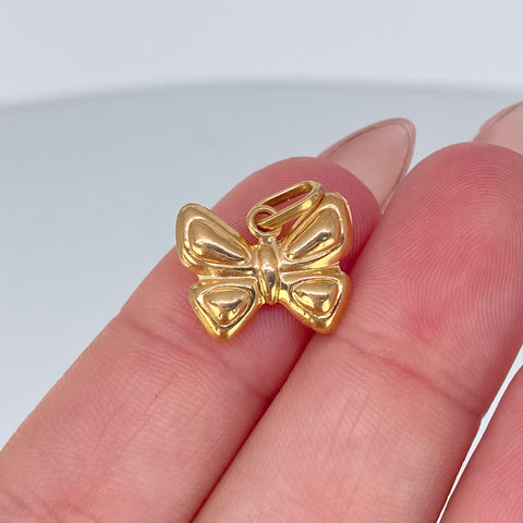 Dije Mariposa Oro amarillo 0,9 Gr / 1,6 Cm