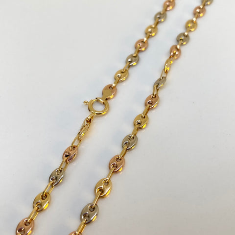 Cadena GC Tres oros 18k 9,56 Gr / 4,4 mm / 61 Cm