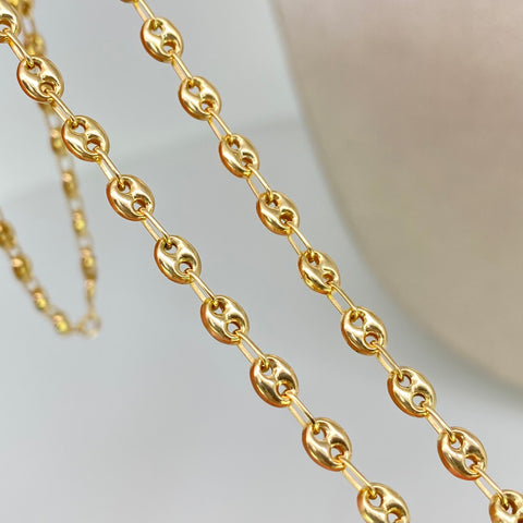 Cadena GC Oro amarillo 18k 7,10 Gr / 4 mm / 50 Cm