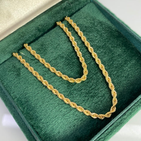 Cadena Italy Lazo Oro amarillo 18k +1 / 5,09 Gr / 2,5 mm / 60 Cm *