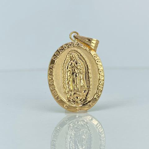 Dije Virgen Guadalupe Oro amarillo 18k 4,02 Gr / 4,3 Cm  *