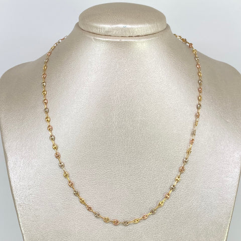 Cadena GC Tres oros 18k 4,20 Gr / 3 mm / 45 Cm *