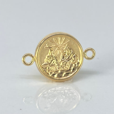 Herraje Santisima Trinidad Oro amarillo 18k 0,85 Gr / 1,9 Cm *